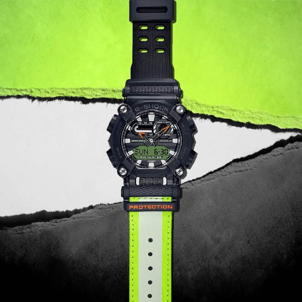 CASIO G-SHOCK GA-2000-1A2DR - RUGGED ELEGANCE UNLEASHED MEN'S WATCH IN BLACK & BLUE-i-Watch-6