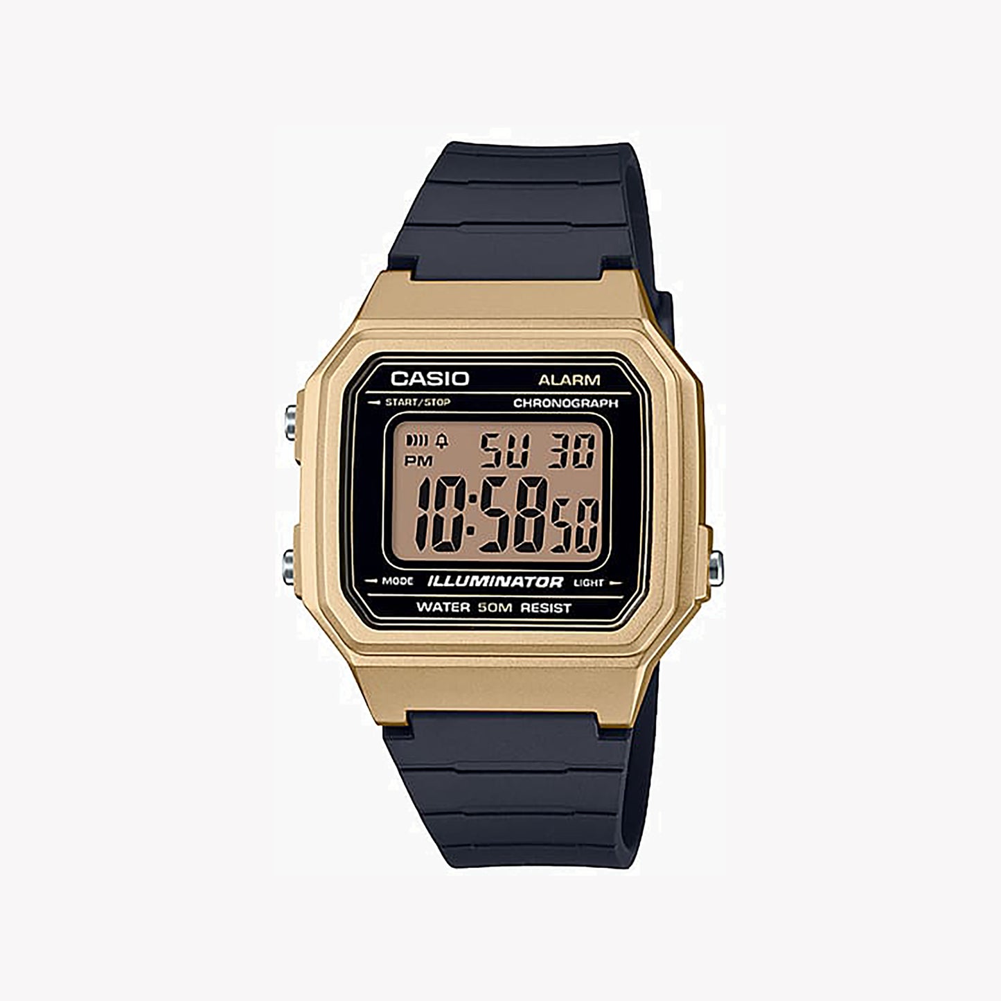 Casio W-217HM-9AV Digital Gold Unisex Watch