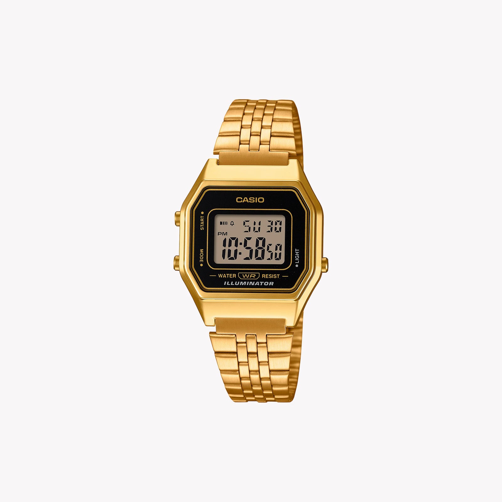 Casio Women's Gold Stainless Steel Watch, Digital Display | La680wega-1er by i-watch