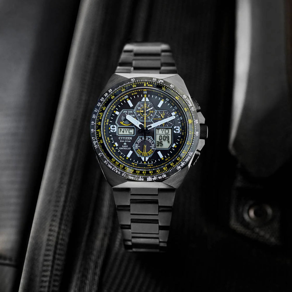 Citizen Men's Black Stainless Steel Watch, Black Dial | Jy8127-59e by i-watch