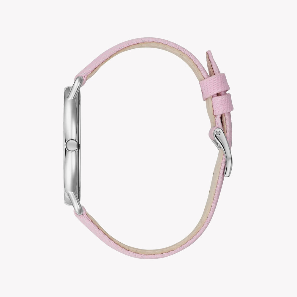 Guess Women's Pink Rubber Watch, Silver Stainless Steel | W1068l8 by i-watch