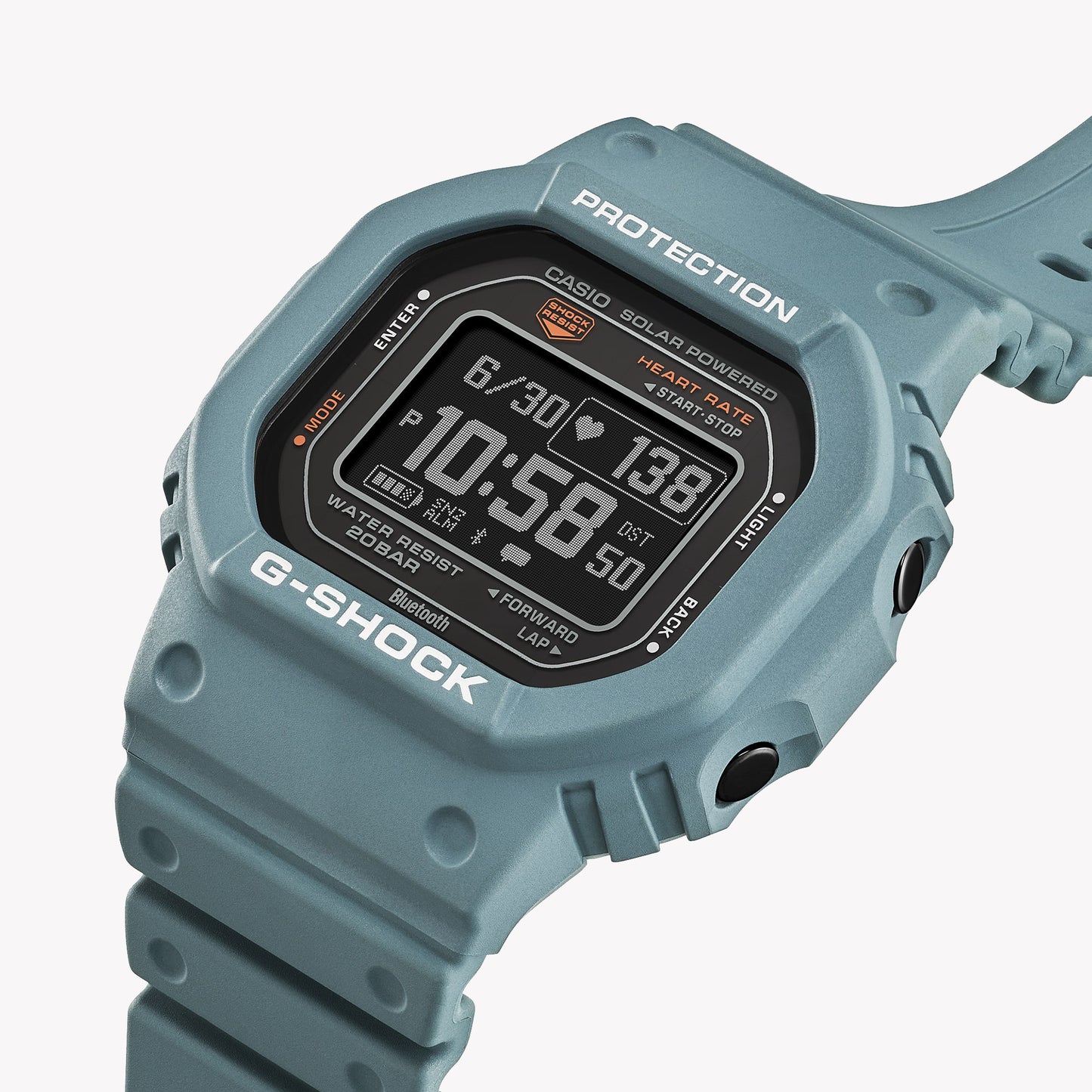 CASIO G-SHOCK DW-H5600-2 G-SQUAD THE ORIGIN Gray - HEART RATE SERIE Men's Watch