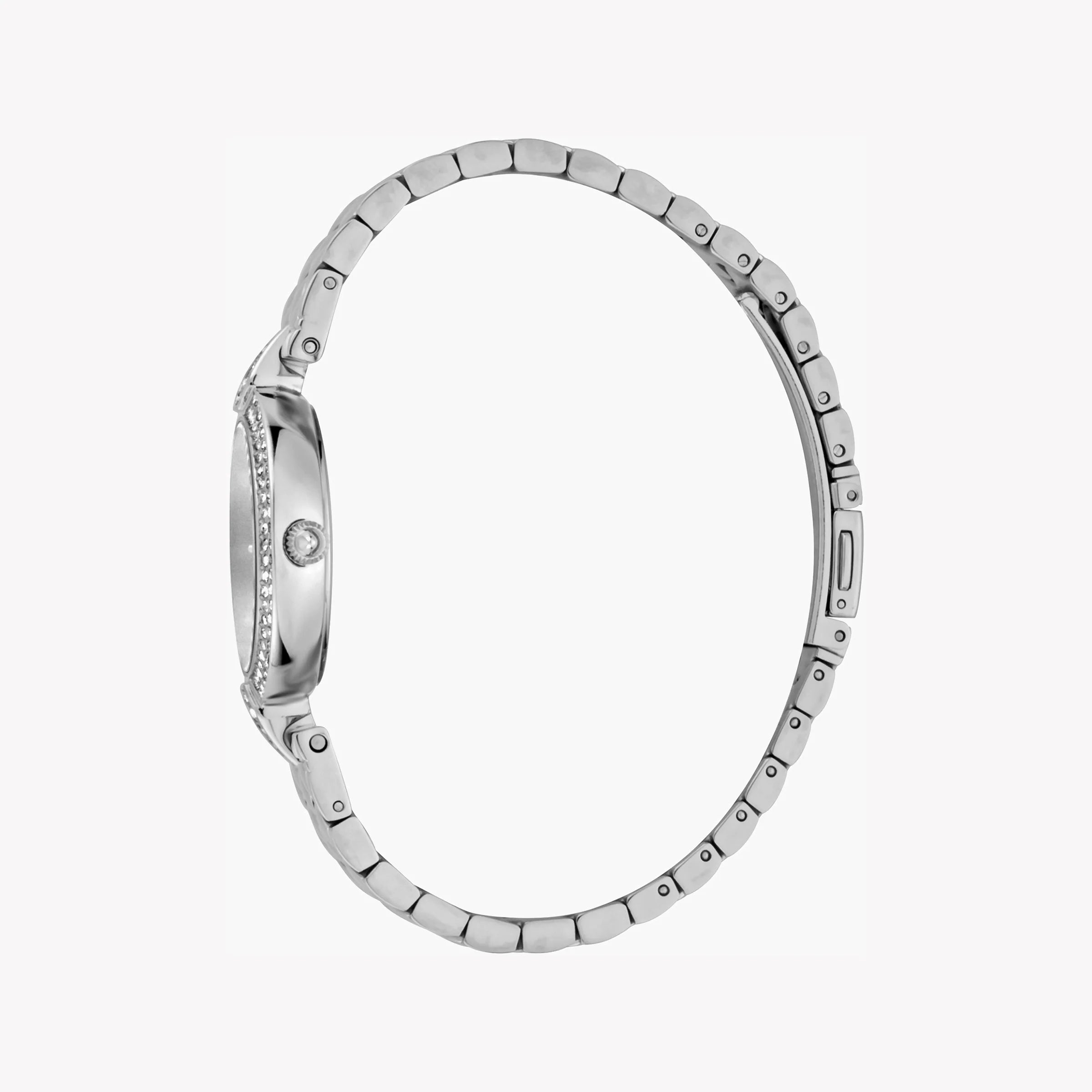 JUST CAVALLI Women's Watch with Silver Stainless Steel Case and Silver Stainless Steel Band