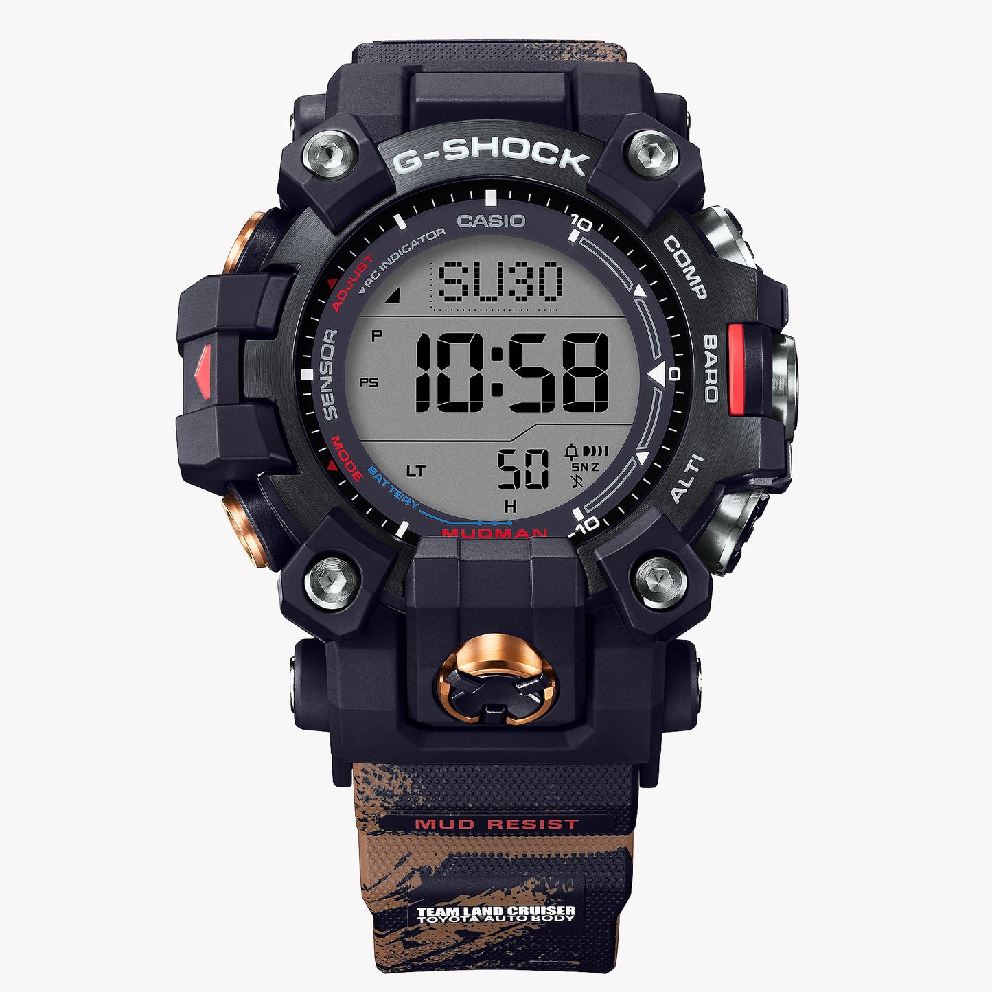 CASIO G-SHOCK GW-9500TLC-1 MUDMAN TEAM LAND CRUISER TOYOTA SPECIAL EDITION Men's Watch