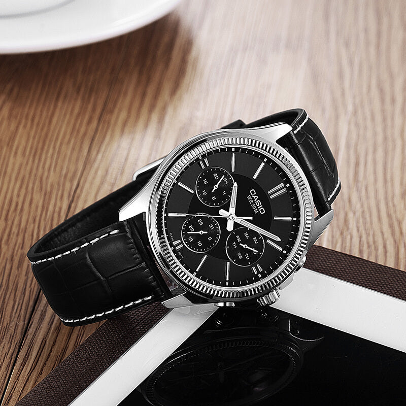 CASIO MWD-110H-1AVDF SPORTY ELEGANCE - DURABLE MEN'S WATCH WITH BLACK RESIN BAND-i-Watch-6