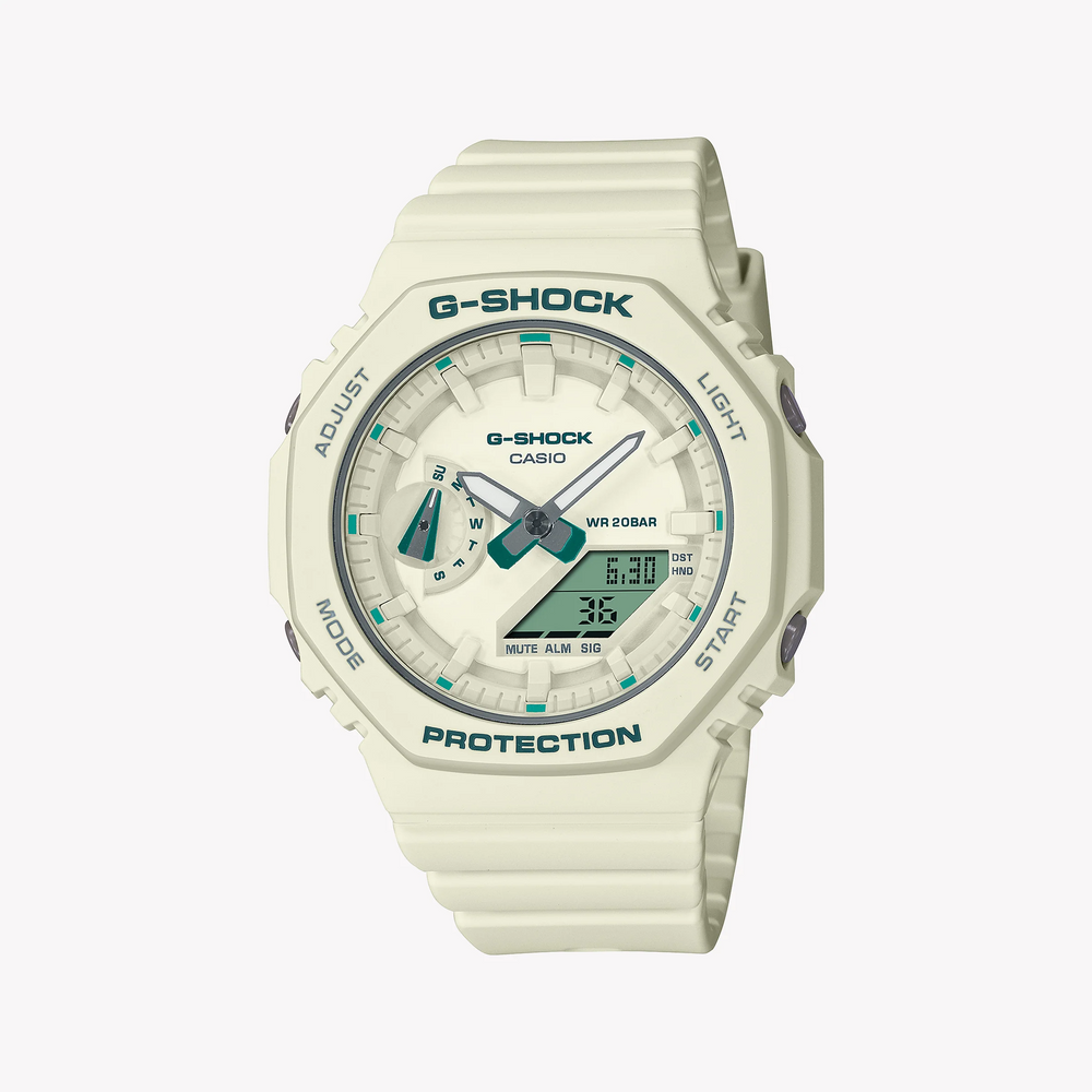 G-Shock Women's Beige Resin Watch, Sporty Chic | Gma-S2100ga-7adr by i-watch
