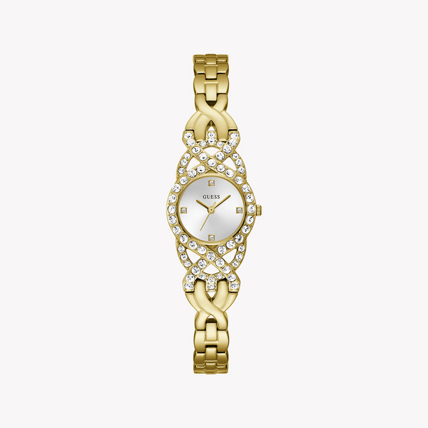Guess Women's Gold Watch, Silver Dial | Gw0682l2 by i-watch