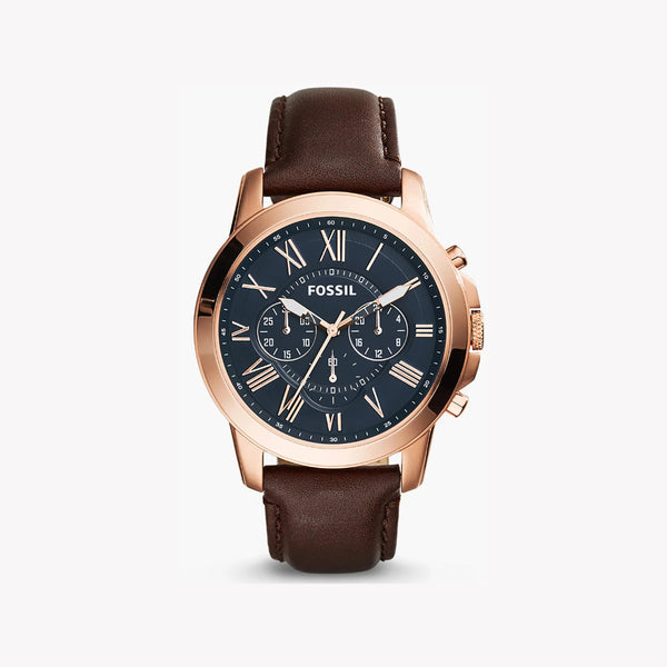 Fossil Women's Rose Gold Watch, Blue Dial | Fs5068ie by i-watch