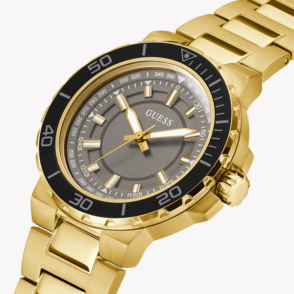 Guess Men's Gold Watch, Grey Dial | Gw0426g2 by i-watch
