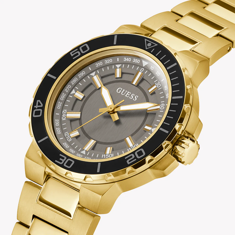Guess Men's Gold Watch, Grey Dial | Gw0426g2 by i-watch