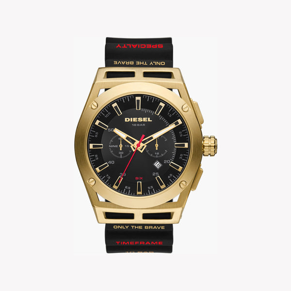 Diesel Men's Gold Watch, Black Dial | Dz4546 by i-watch