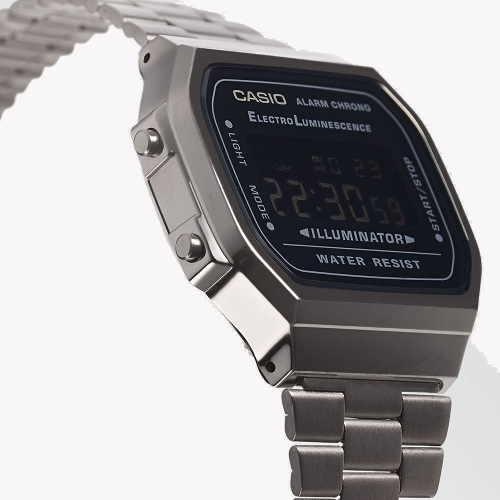 CASIO A168WEGG-1BEF Montre unisexe analogique avec boîtier de 36 mm