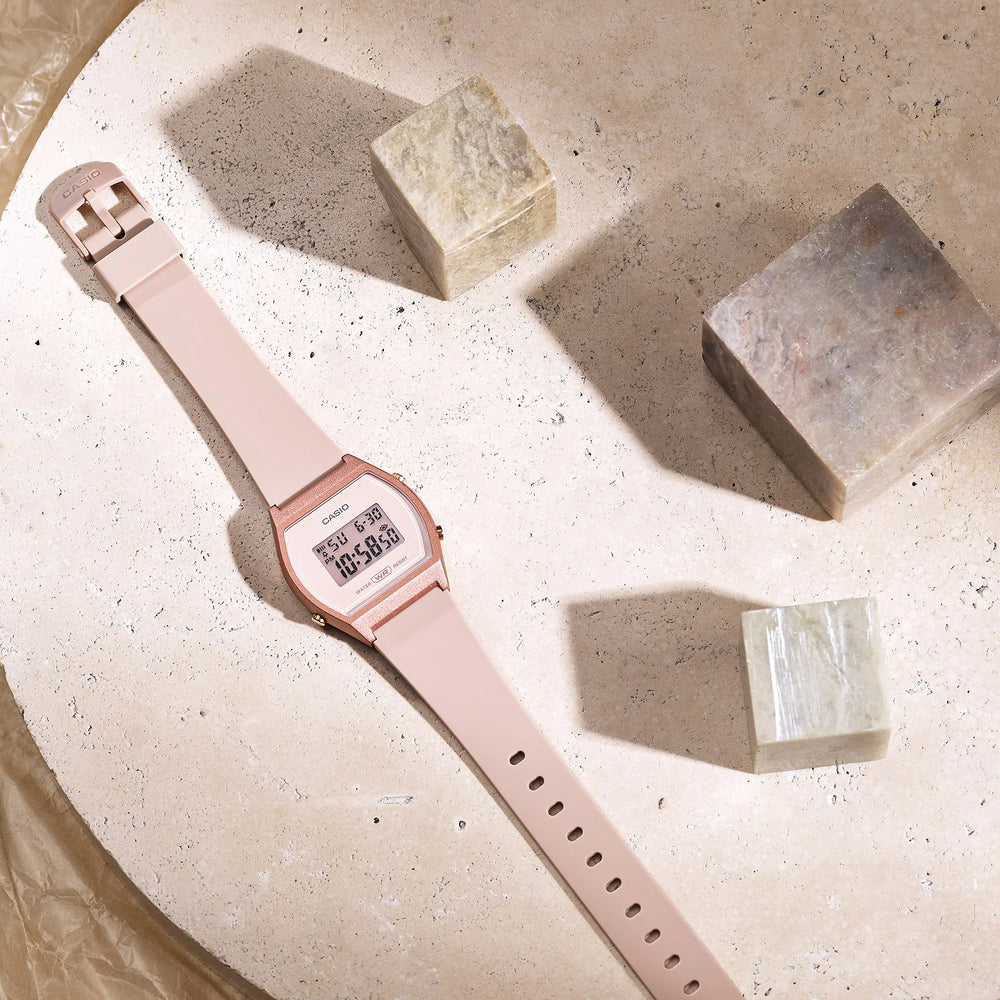 Lw-204-4aef Women's Rose Gold Resin Watch, Pink Dial | Lw-204-4aef by i-watch