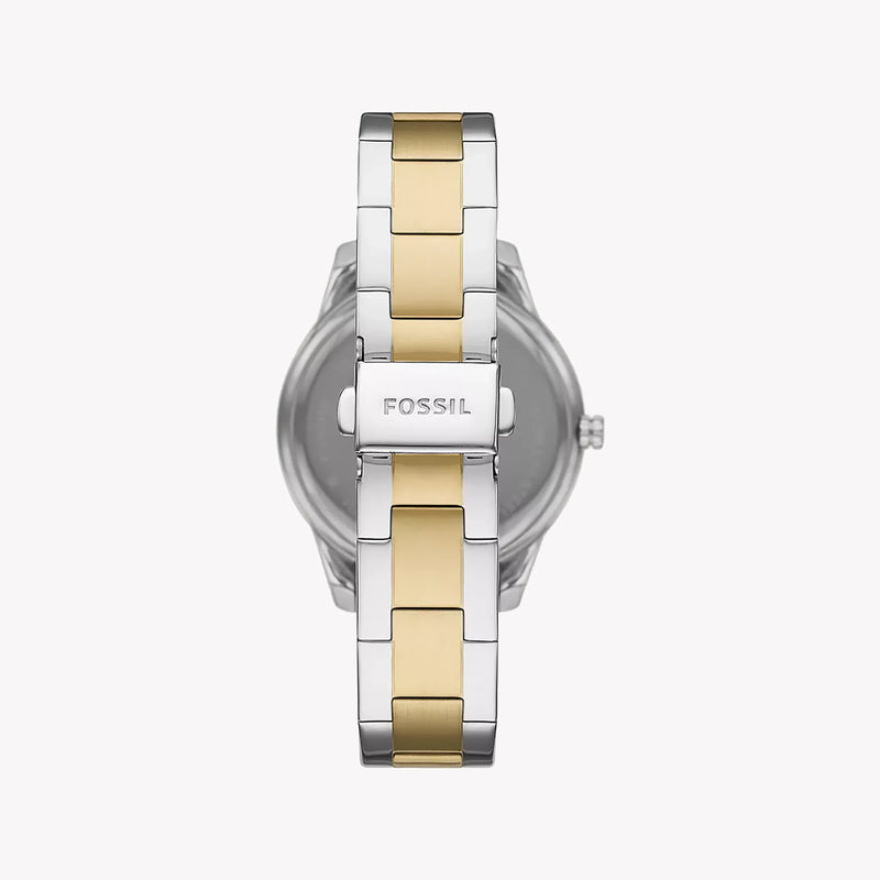 Fossil Women's Gold Stainless Steel Watch, Silver Dial | Es5107 by i-watch