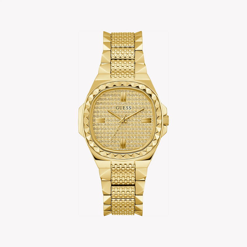 Guess Women's Gold Watch, Champagne Dial | Gw0601l1 by i-watch