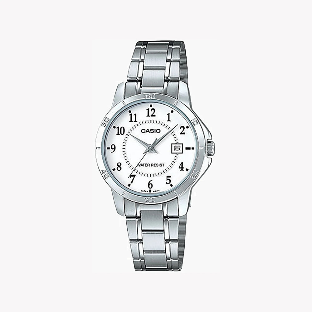 CASIO Women's Watch with Silver Stainless Steel Case and Silver Stainless Steel Band-i-Watch-4