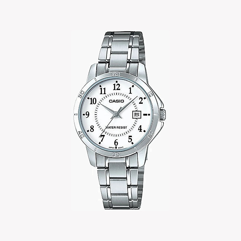 CASIO Women's Watch with Silver Stainless Steel Case and Silver Stainless Steel Band-i-Watch-4