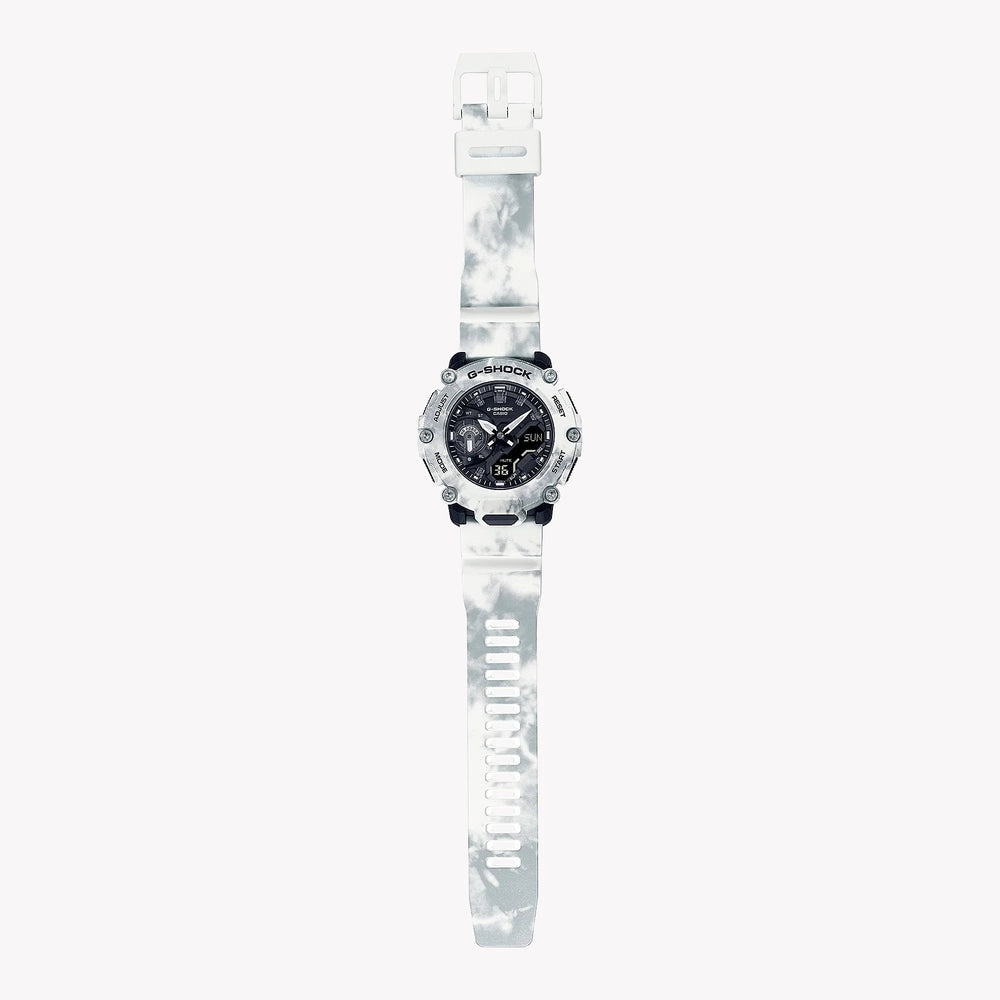 G-Shock Men's White Resin Watch, Digital Dial | Ga-2200gc-7adr by i-watch