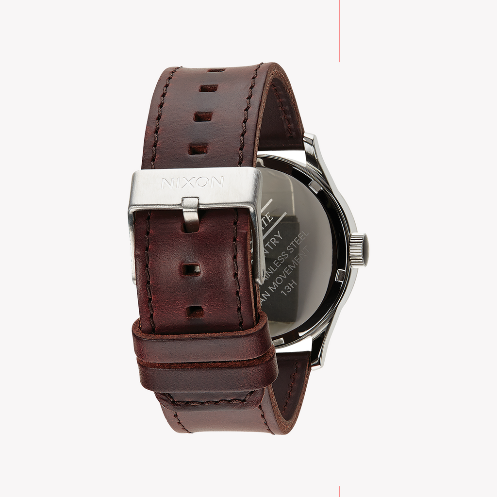 NIXON A105-1524 RUGGED ELEGANCE - MENS TIMEPIECE WITH BLUE DIAL & BROWN STAINLESS STEEL-i-Watch-3