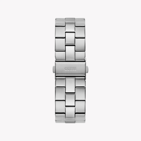Guess Men's Silver Watch, Blue Dial | Gw0849g1 by i-watch
