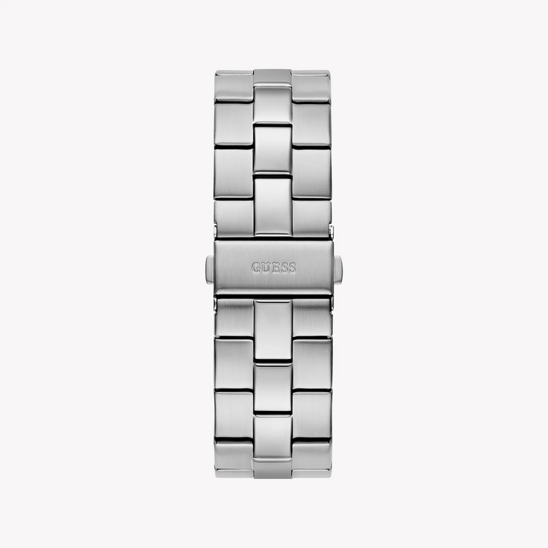 Guess Men's Silver Watch, Blue Dial | Gw0849g1 by i-watch