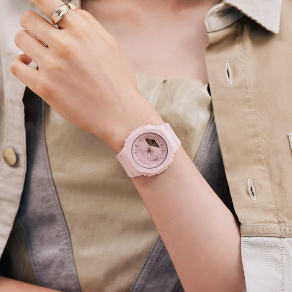 Casio G-Shock Unisex Carbon & Resin Watch, Pink | Gma-S2100ba-4aer by i-watch