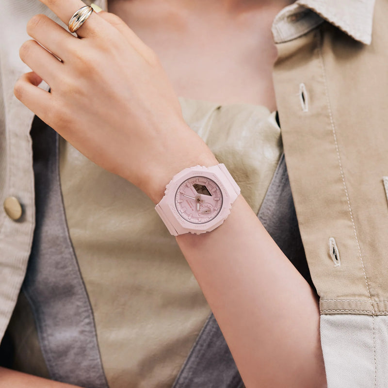Casio G-Shock Unisex Carbon & Resin Watch, Pink | Gma-S2100ba-4aer by i-watch