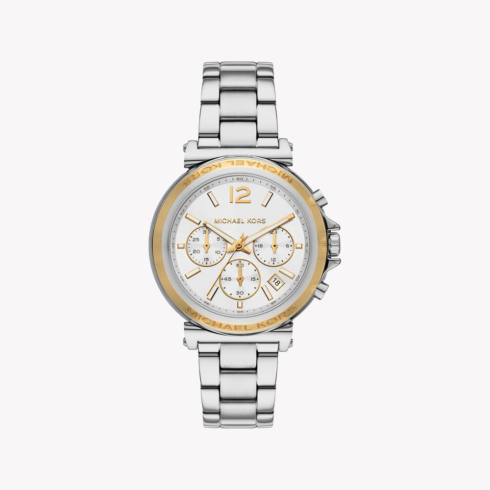 Michael Kors Men's Silver Watch, White Dial | Mk7495 by i-watch