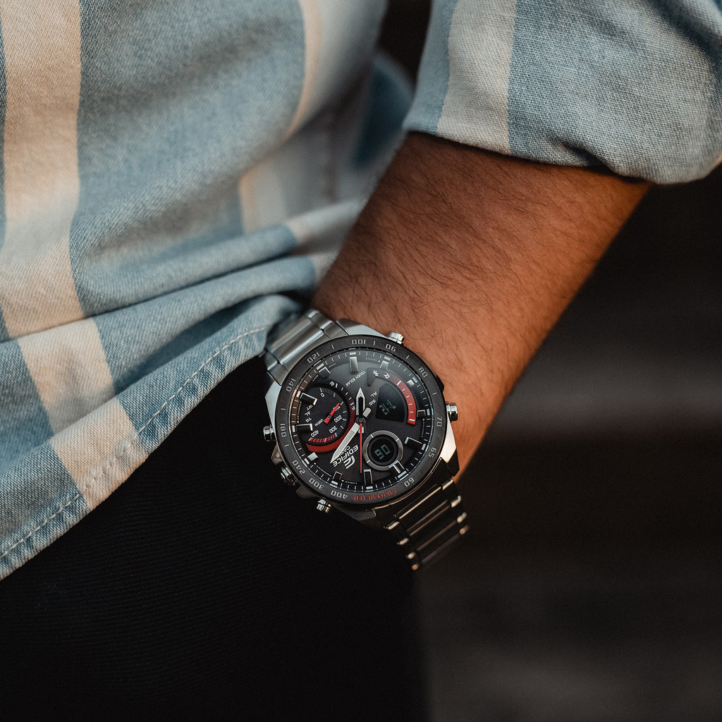 EDIFICE ECB-900DB-1AER - MEN'S STAINLESS STEEL SMARTWATCH WITH BOLD AESTHETIC & ADVANCED FEATURES-i-Watch-6