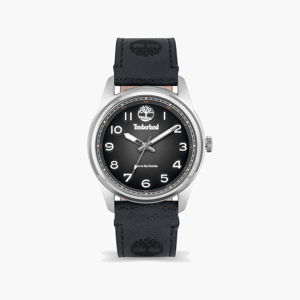 Timberland Men's Silver Stainless Steel Watch, Black Dial | Tdwga2152101 by i-watch