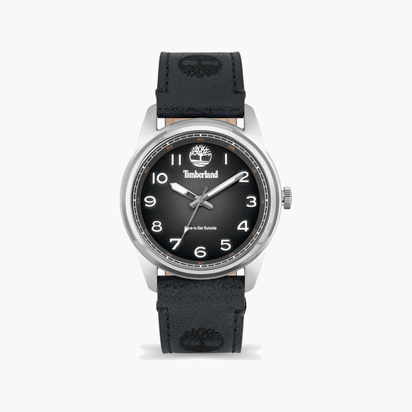 Timberland Men's Silver Stainless Steel Watch, Black Dial | Tdwga2152101 by i-watch