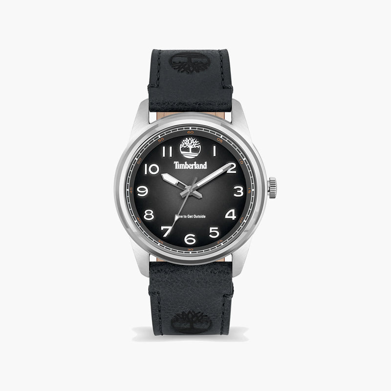 Timberland Men's Silver Stainless Steel Watch, Black Dial | Tdwga2152101 by i-watch