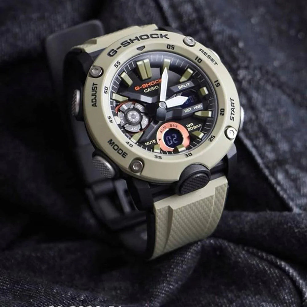Casio G-Shock Ga-2000-5adr Olive Adventurer - Rugged Style For Men's Exploration by i-watch