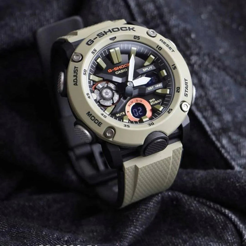 Casio G-Shock Ga-2000-5adr Olive Adventurer - Rugged Style For Men's Exploration by i-watch
