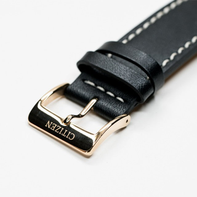 CITIZEN BM8533-13E - BOLD SOPHISTICATION MEN'S ECO-DRIVE WATCH IN ROSE GOLD & BLACK LEATHER-i-Watch-3