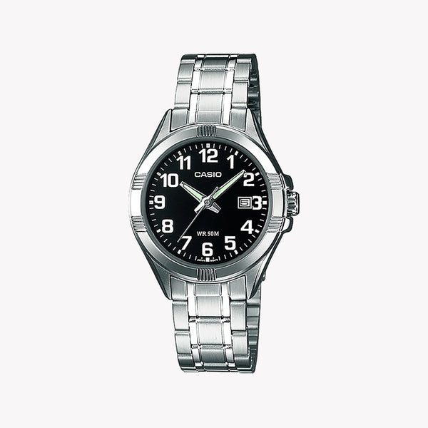Casio Women's Silver Metal Watch, Silver Dial | Ltp-1308d-1bvdf by i-watch