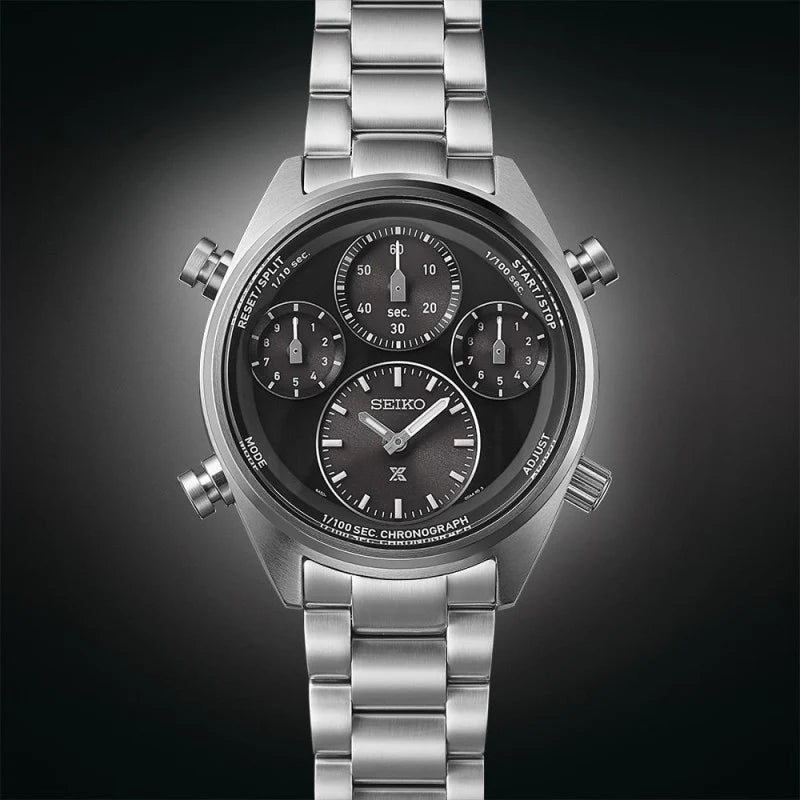 Seiko Prospex Men's Silver Watch, Dark Blue Dial | Sfj003p1 by i-watch