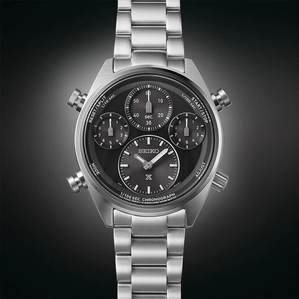 Seiko Prospex Men's Silver Watch, Dark Blue Dial | Sfj003p1 by i-watch