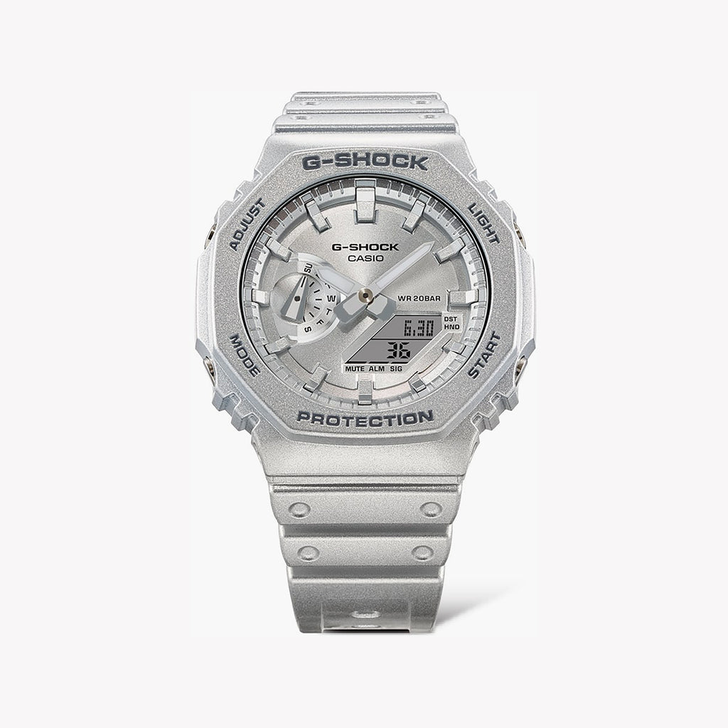 CASIO G-SHOCK GA-2100FF-8ADR - SPORTY METALLIC SILVER UNISEX TIMEPIECE-i-Watch-4