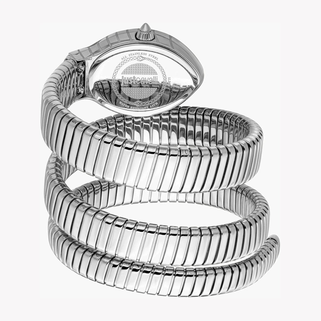 JUST CAVALLI Women's Watch with Silver Stainless Steel Case and Silver Stainless Steel Band-i-Watch-3