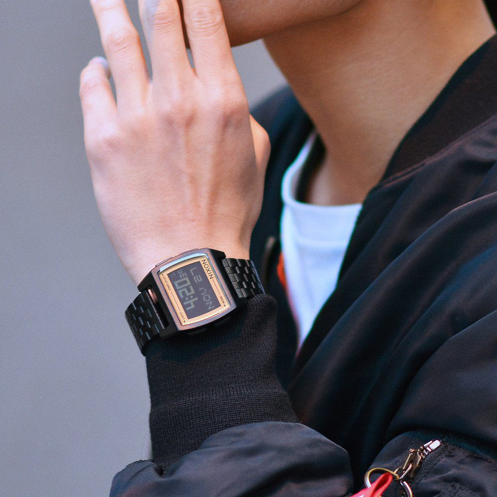 NIXON A1107-1031 BLACK BOLD - MEN'S DIGITAL ADVENTURE WATCH with Stainless Steel Band and Water Resistance-i-Watch-4