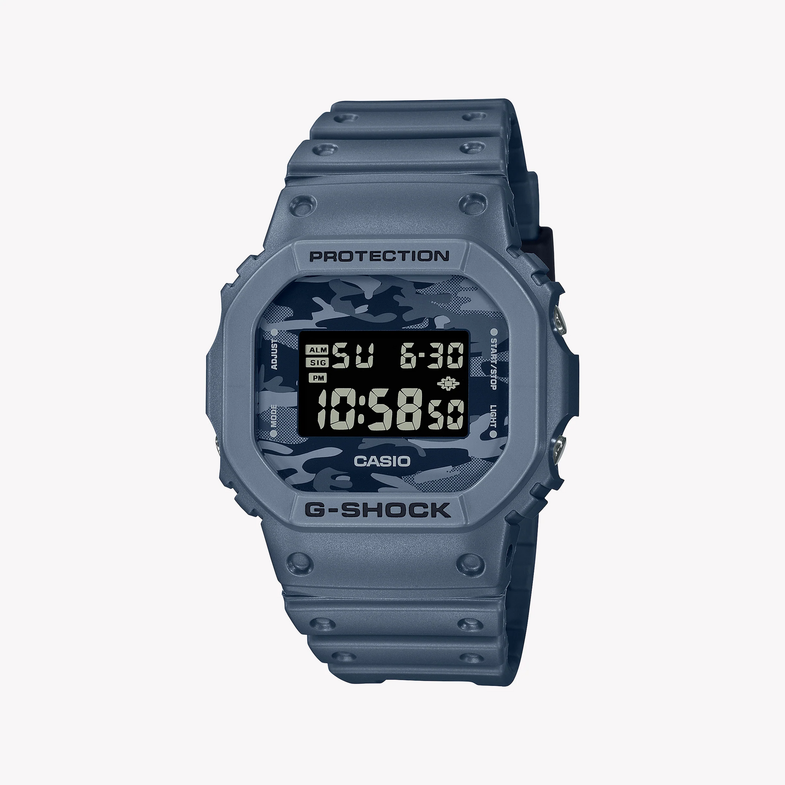 G-Shock Men's Blue Resin Watch, Digital Dial | Dw-5600ca-2dr by i-watch