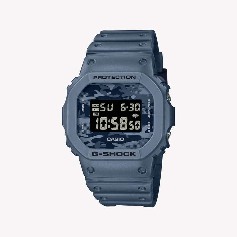 G-Shock Men's Blue Resin Watch, Digital Dial | Dw-5600ca-2dr by i-watch