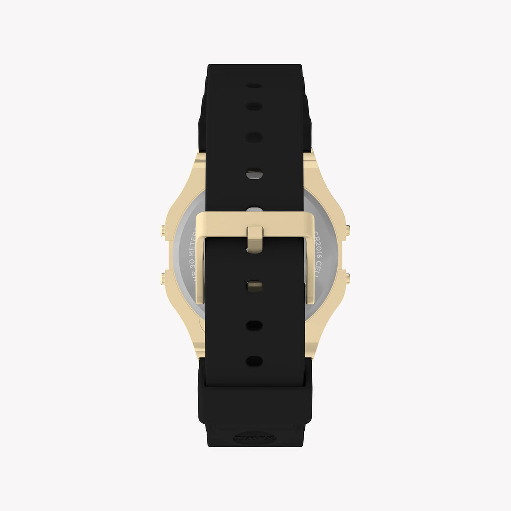 TIMEX T80 GOLD TONE & BLACK LENS - RETRO REIMAGINED UNISEX WATCH WITH RESIN STRAP-i-Watch-3