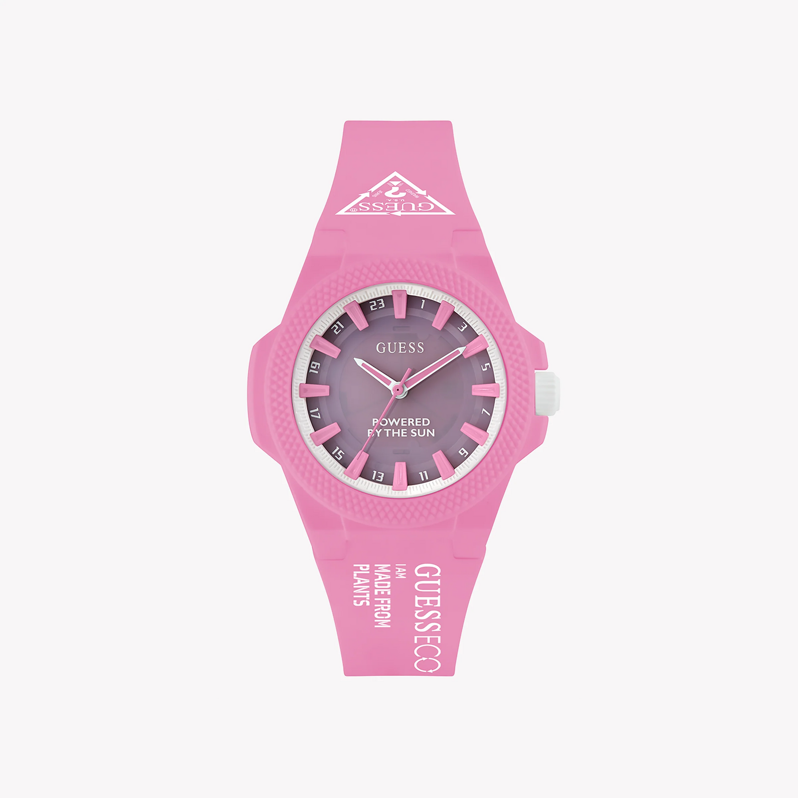 Guess Women's Pink Plastic Watch, Pink Dial | Gw0587l3 by i-watch