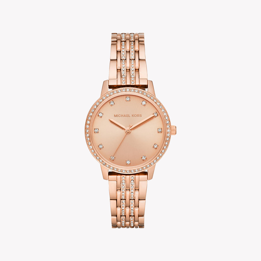 MICHAEL KORS MK4369 ROSE GOLD ELEGANCE - SOPHISTICATED WOMEN'S WATCH WITH TIMELESS STYLE