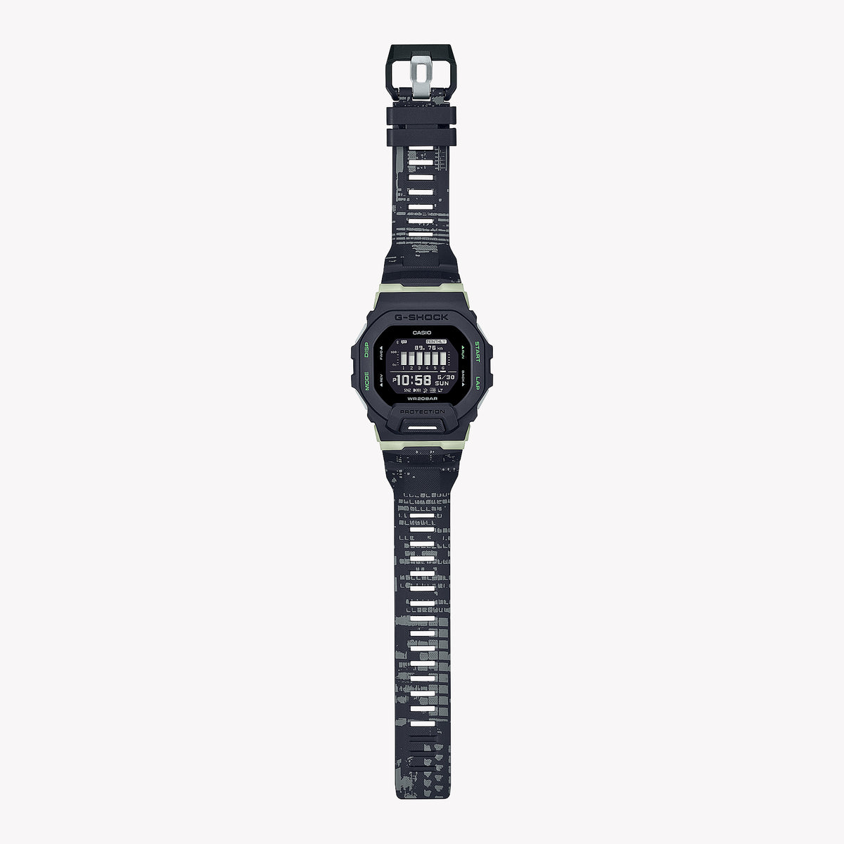 CASIO G-SHOCK GBD-200LM-1DR BOLD ADVENTURER - MEN'S SPORTY SMARTWATCH with black resin band and digital dial