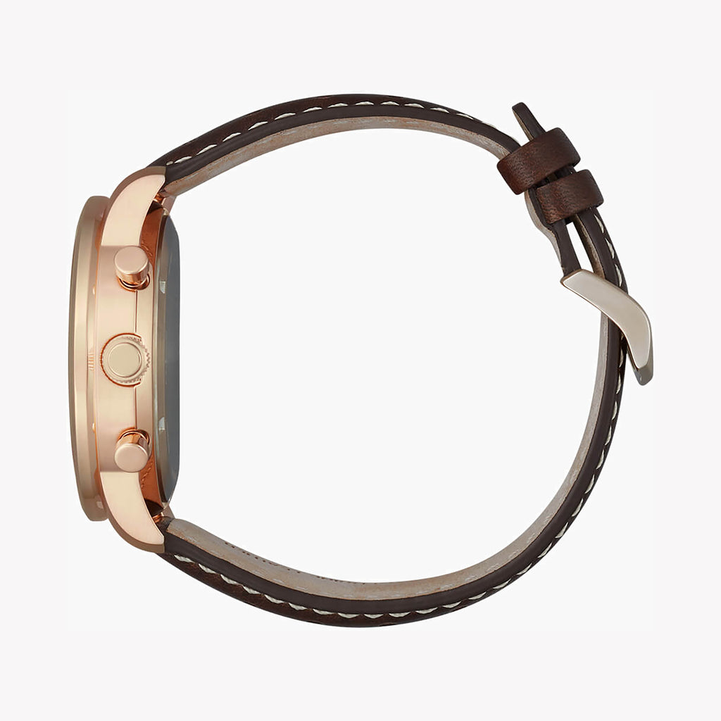 CITIZEN CA4503-18L - MODERN ELEGANCE: GOLD STAINLESS STEEL MEN'S WATCH WITH BLUE DIAL-i-Watch-2