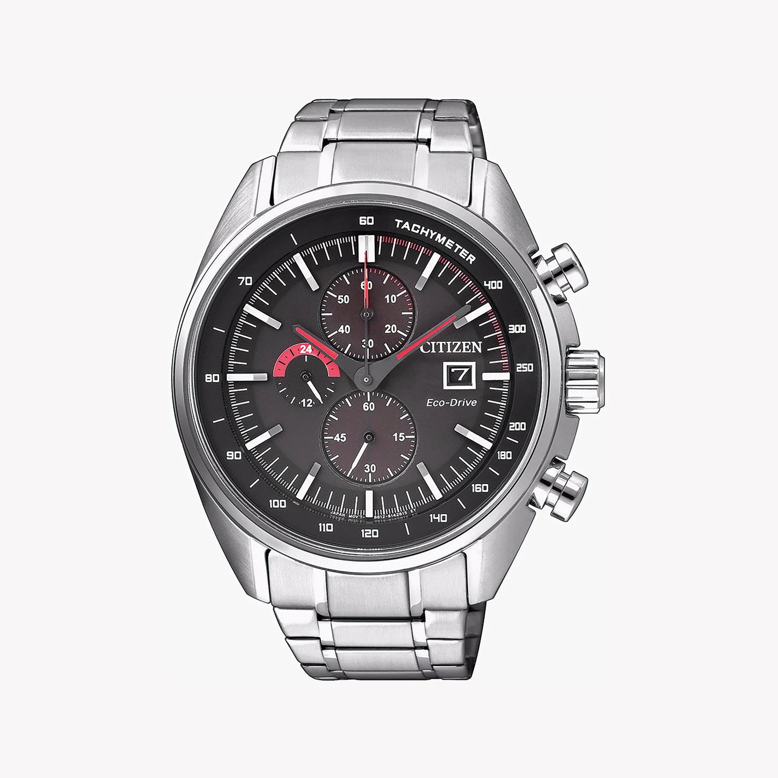 Citizen Eco-Drive Ca0590-58e - Modern Mastermind Chronograph Men's Watch With Silver Stainless Steel And Black Dial by i-watch