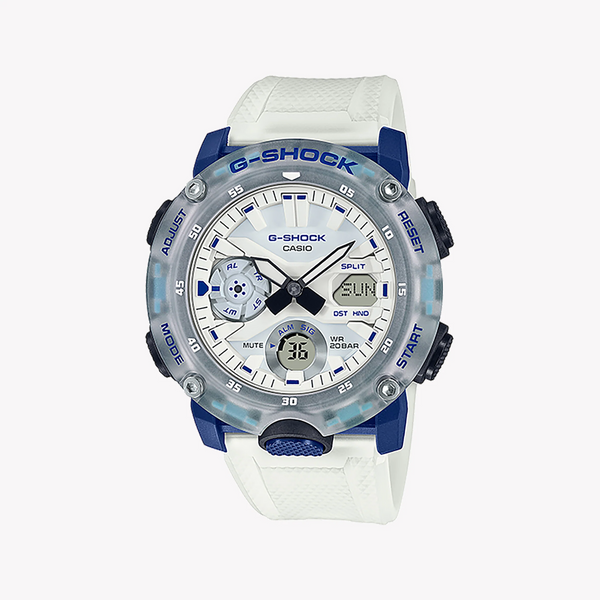 Casio G-Shock Ga-2000hc-7adr - Elegant Adventurer Men's Watch With Sleek White Resin Band & Versatile Features by i-watch